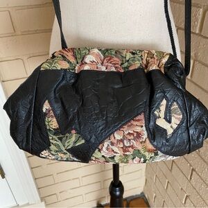 Vintage Fifth Avenue Handbag Leather Apolstery Crossbody Clutch Shoulder Purse